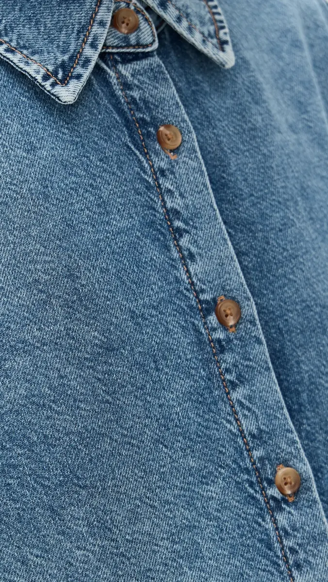 Hatch The Drapey Denim Boyfriend Shirt | Thumbnail 6 Hatch The Drapey Denim Boyfriend Shirt | Thumbnail 6