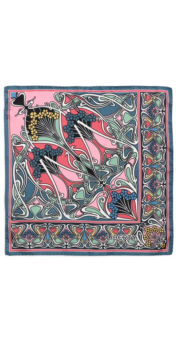 Silk Twill Square Scarf