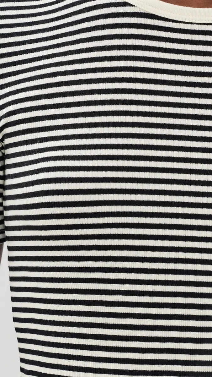 Frame The Fine Rib Crew Tee | Thumbnail 6 Frame The Fine Rib Crew Tee | Thumbnail 6