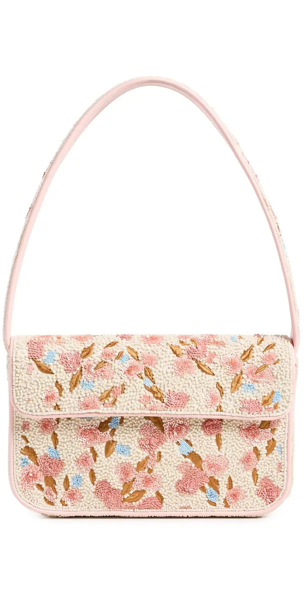 Staud Tommy Beaded Shoulder Bag Spring Day One Size | Image 1 Staud Tommy Beaded Shoulder Bag Spring Day One Size | Image 1