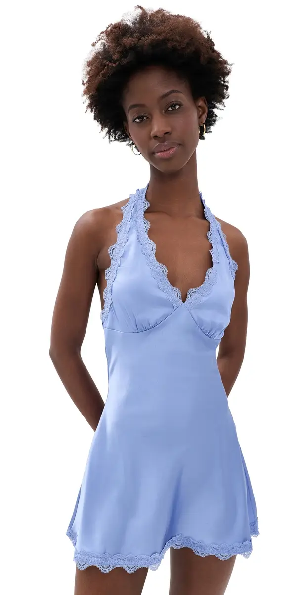 Lioness Stars Align Mini Dress Persian Jewel | Image 1 Lioness Stars Align Mini Dress Persian Jewel | Image 1