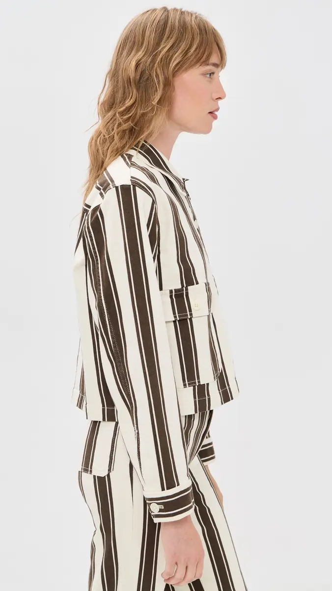 Madewell Cropped Button-Front Jacket | Thumbnail 4 Madewell Cropped Button-Front Jacket | Thumbnail 4