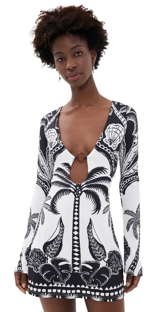 Seven Wonders Eternity Sleeved Mini Dress Kaden Black/White | Image 1 Seven Wonders Eternity Sleeved Mini Dress Kaden Black/White | Image 1