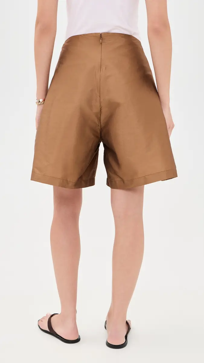 CHAN LUU Techno Taffeta Long Shorts | Thumbnail 3 CHAN LUU Techno Taffeta Long Shorts | Thumbnail 3