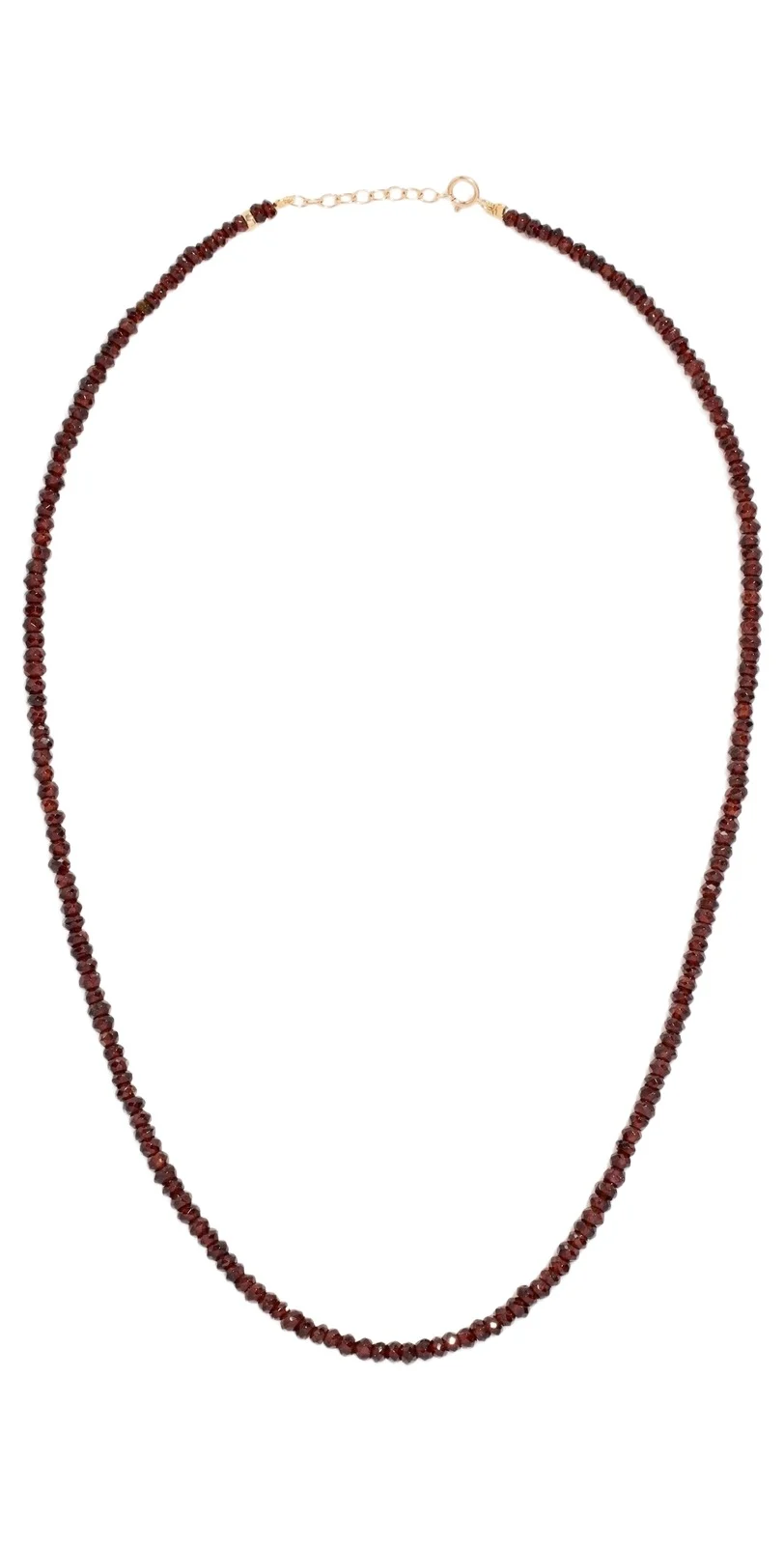 January Garnet Beaded Necklace January Garnet Beaded Necklace
