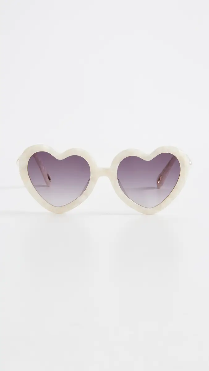 Lele Sadoughi Sweetheart Sunglasses Mother Of Pearl 100 One Size | Thumbnail 5 Lele Sadoughi Sweetheart Sunglasses Mother Of Pearl 100 One Size | Thumbnail 5