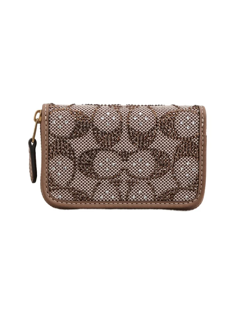 Crystal Signature Jacquard Essential Small Card Case Crystal Signature Jacquard Essential Small Card Case