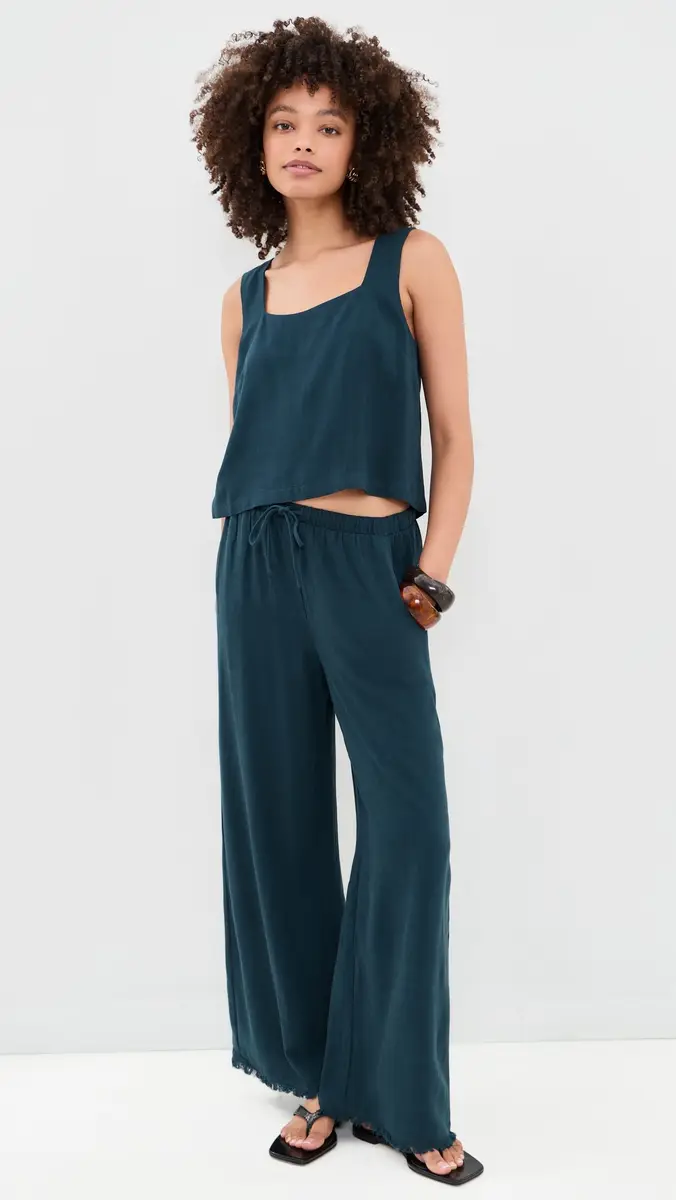 Z Supply Charli Cropped Linen Tank | Thumbnail 5 Z Supply Charli Cropped Linen Tank | Thumbnail 5