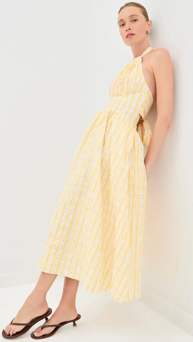 Rosie Assoulin In The Name of Love Halter Dress | Thumbnail 2 Rosie Assoulin In The Name of Love Halter Dress | Thumbnail 2