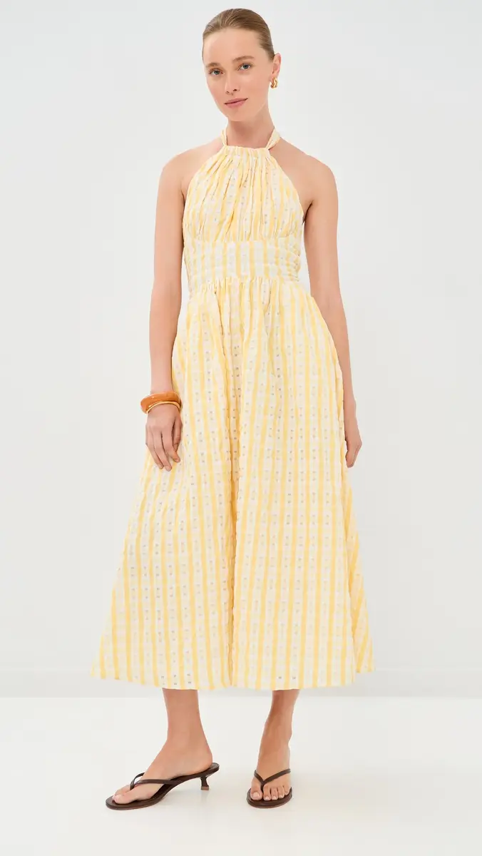 Rosie Assoulin In The Name of Love Halter Dress | Thumbnail 3 Rosie Assoulin In The Name of Love Halter Dress | Thumbnail 3