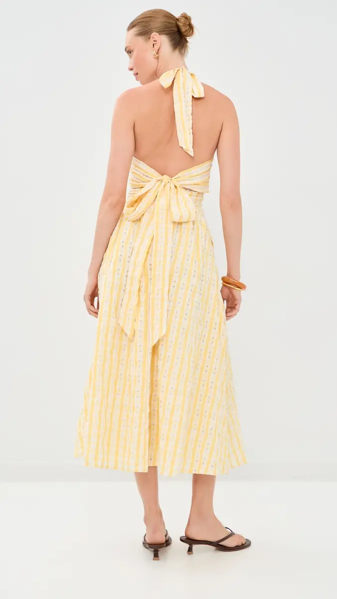 Rosie Assoulin In The Name of Love Halter Dress | Thumbnail 4 Rosie Assoulin In The Name of Love Halter Dress | Thumbnail 4