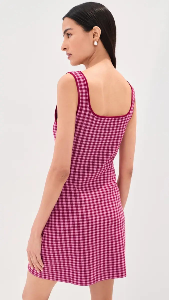 LE BOP Gingham Knit Mini Dress | Thumbnail 4 LE BOP Gingham Knit Mini Dress | Thumbnail 4