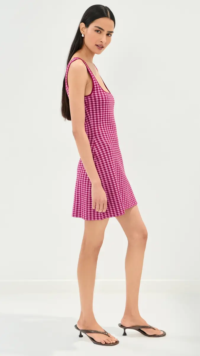 LE BOP Gingham Knit Mini Dress | Thumbnail 5 LE BOP Gingham Knit Mini Dress | Thumbnail 5