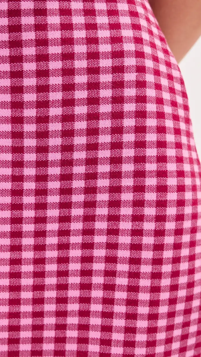 LE BOP Gingham Knit Mini Dress | Thumbnail 6 LE BOP Gingham Knit Mini Dress | Thumbnail 6