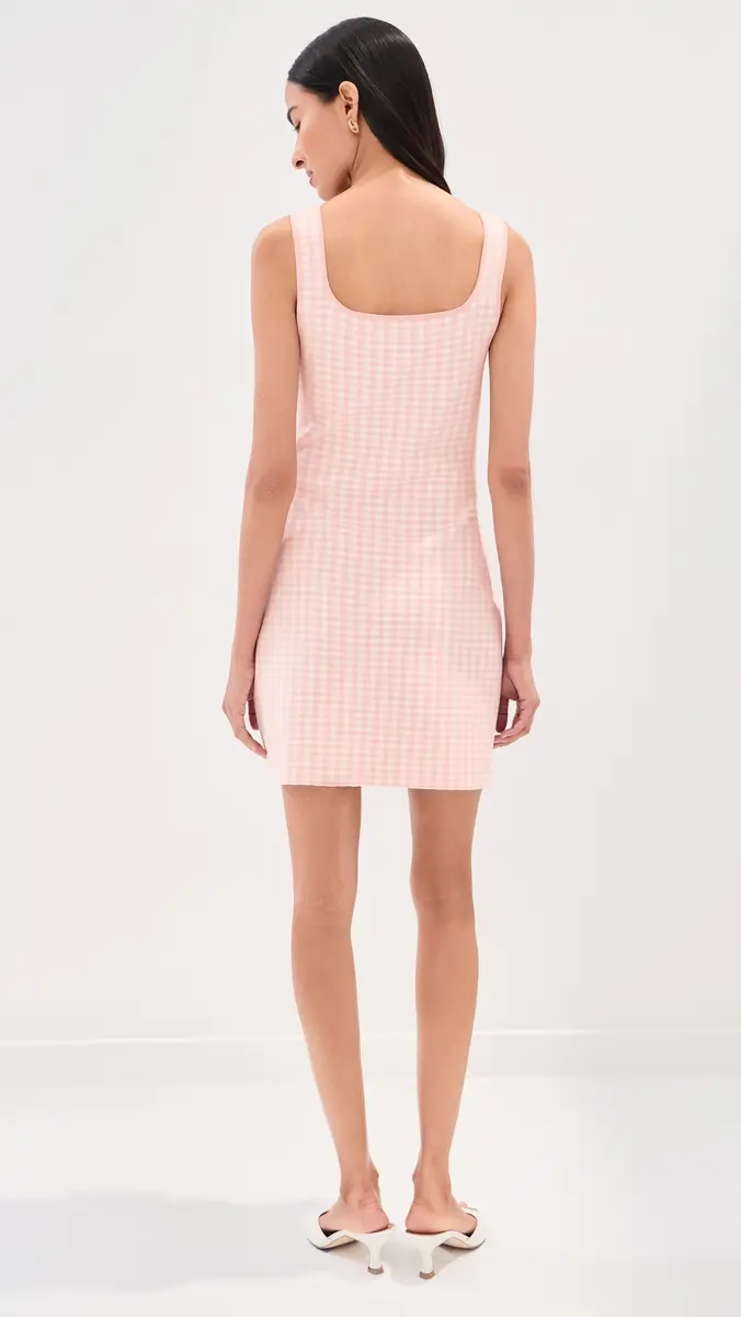 LE BOP Gingham Knit Mini Dress | Thumbnail 3 LE BOP Gingham Knit Mini Dress | Thumbnail 3