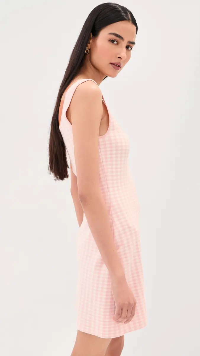 LE BOP Gingham Knit Mini Dress | Thumbnail 4 LE BOP Gingham Knit Mini Dress | Thumbnail 4