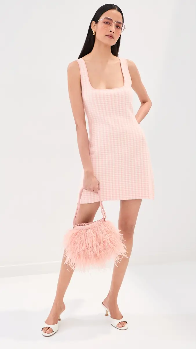 LE BOP Gingham Knit Mini Dress | Thumbnail 5 LE BOP Gingham Knit Mini Dress | Thumbnail 5