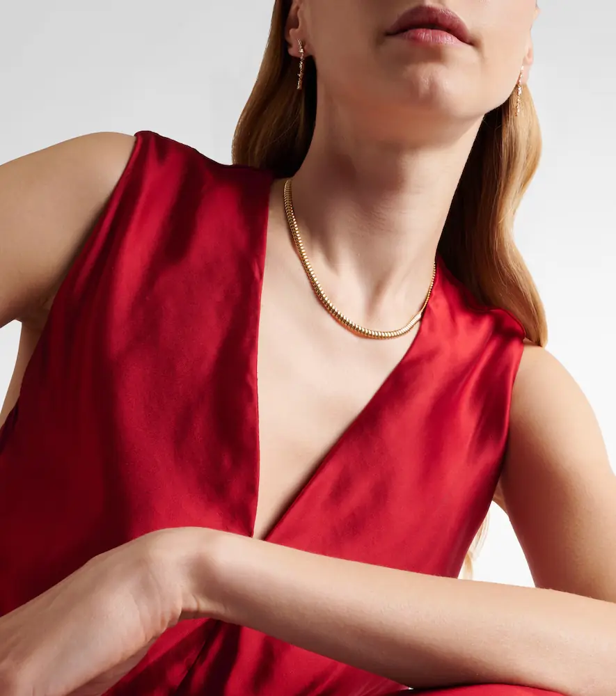 Anita Ko Zoe Thin 18kt gold choker | Thumbnail 5