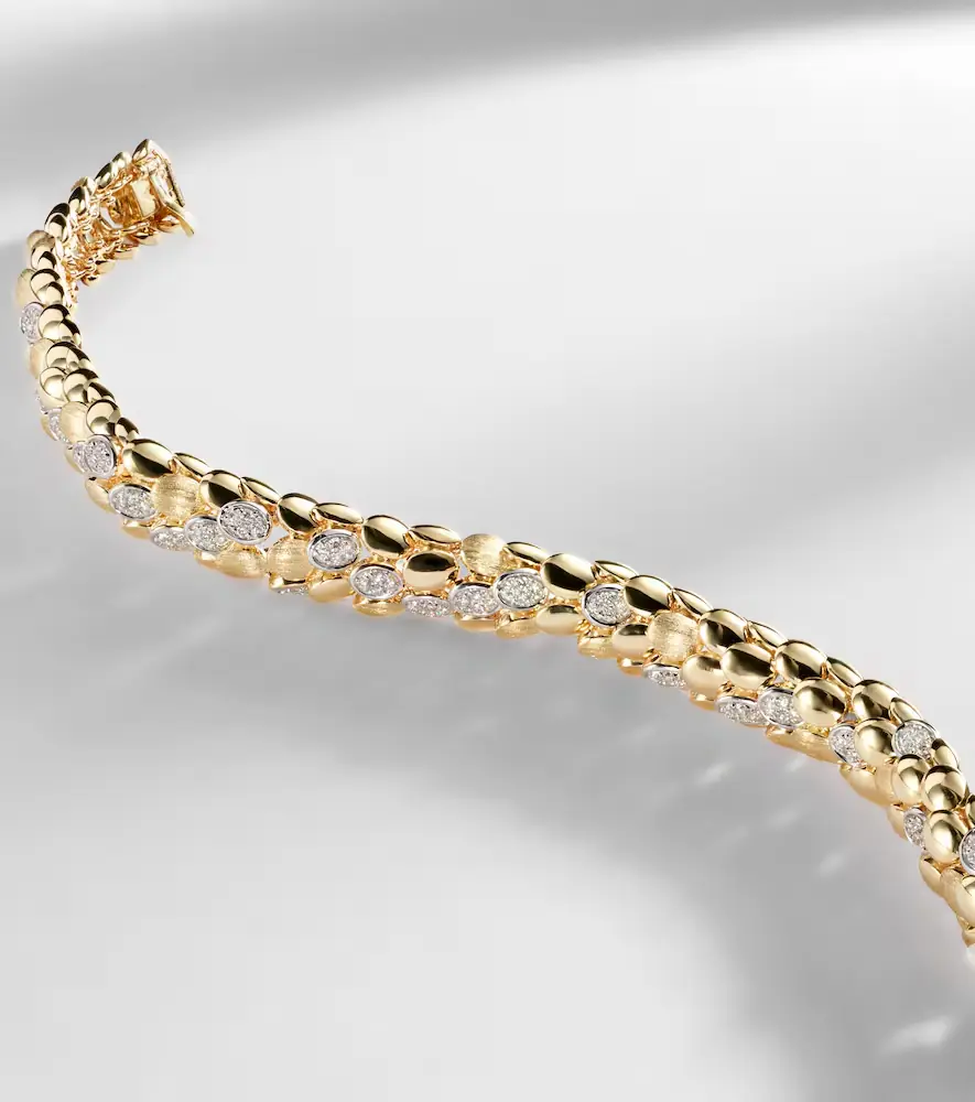Rainbow K Blossom Small 14kt gold bracelet with diamonds | Thumbnail 5 Rainbow K Blossom Small 14kt gold bracelet with diamonds | Thumbnail 5