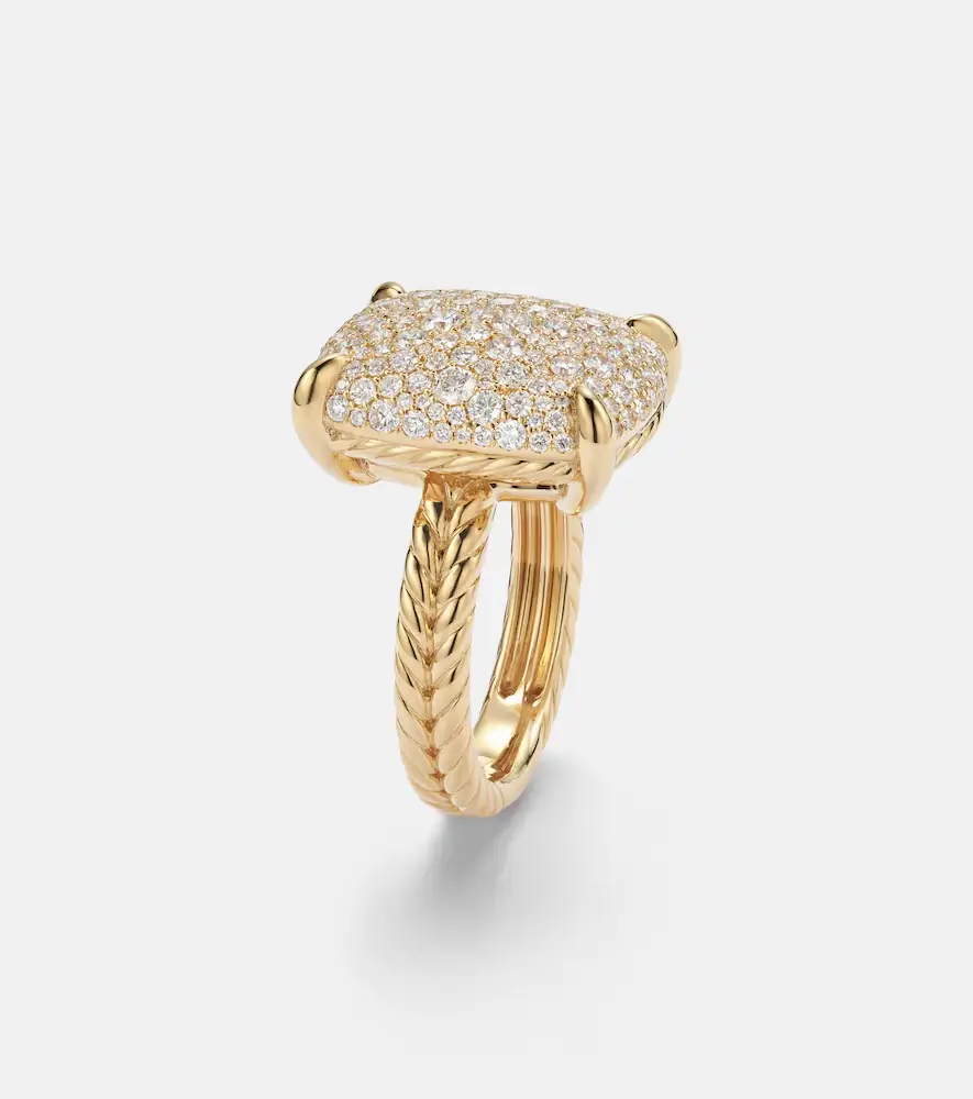 David Yurman Châtelaine 18kt gold ring with diamonds | Thumbnail 4 David Yurman Châtelaine 18kt gold ring with diamonds | Thumbnail 4