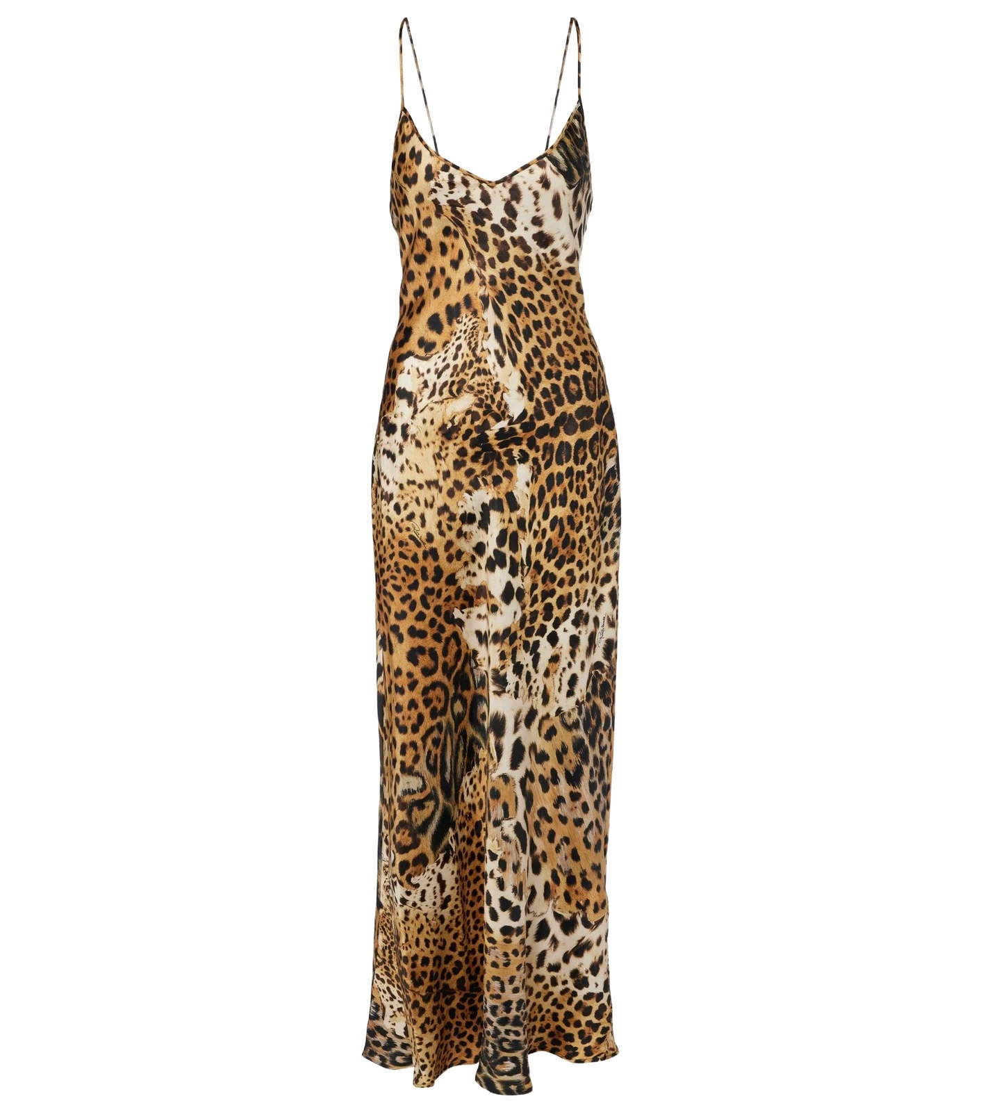 Printed silk satin slip dress Printed silk satin slip dress