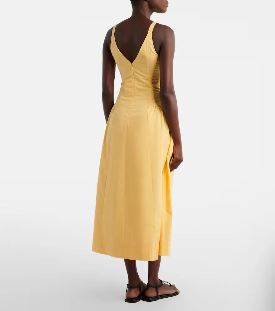 Posse Lindie cotton poplin midi dress | Thumbnail 2 Posse Lindie cotton poplin midi dress | Thumbnail 2