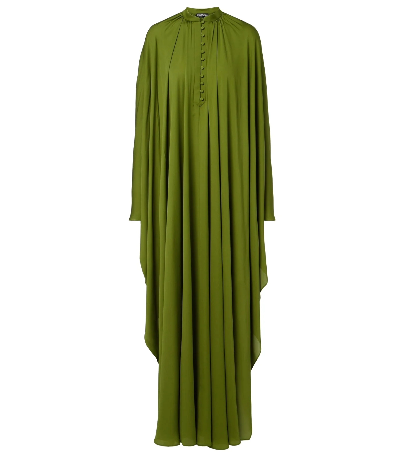 Draped silk georgette kaftan Draped silk georgette kaftan