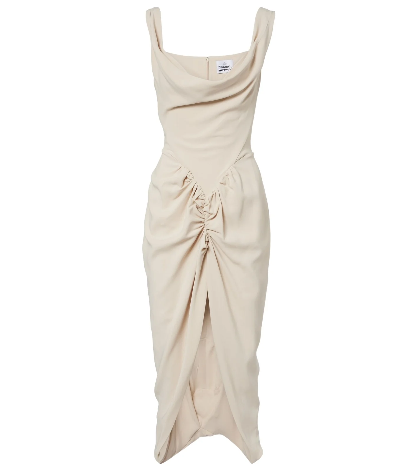 Panther draped ruched midi dress Panther draped ruched midi dress