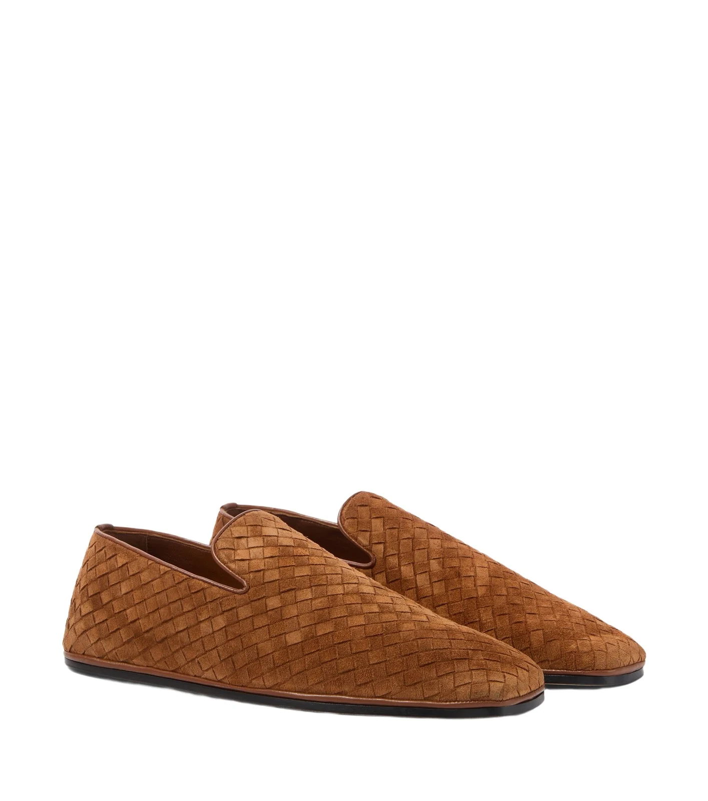 Palazzo Intrecciato suede slip-on shoes Palazzo Intrecciato suede slip-on shoes