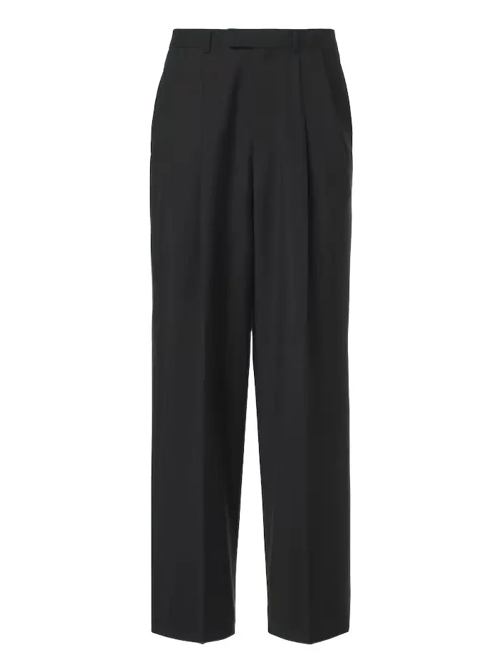 Wool and mohair straight pants Wool and mohair straight pants