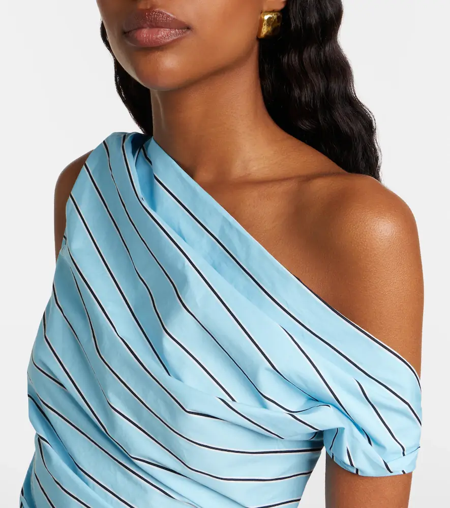 Staud Phare striped cotton poplin minidress | Thumbnail 4 Staud Phare striped cotton poplin minidress | Thumbnail 4