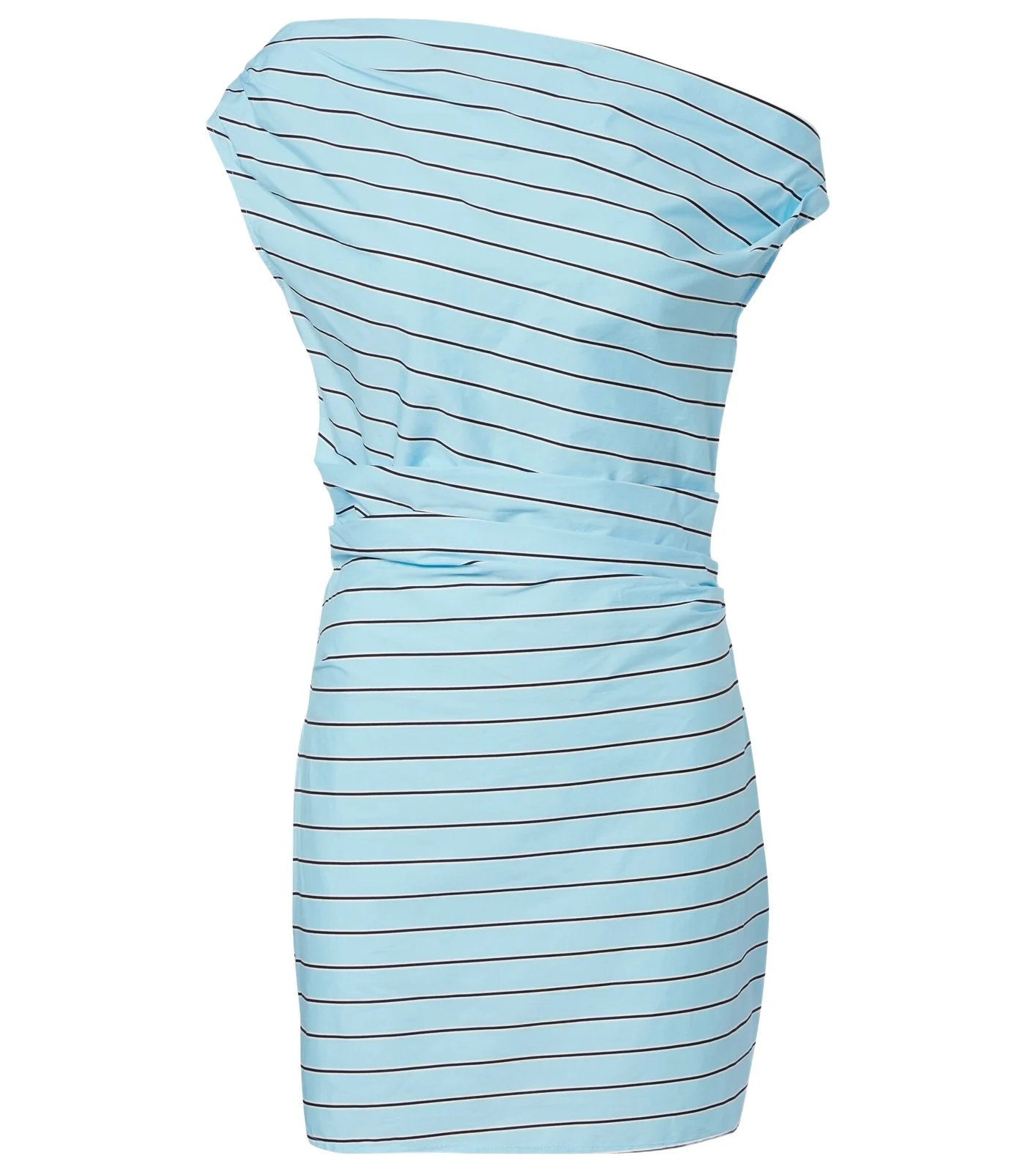 Staud Phare striped cotton poplin minidress