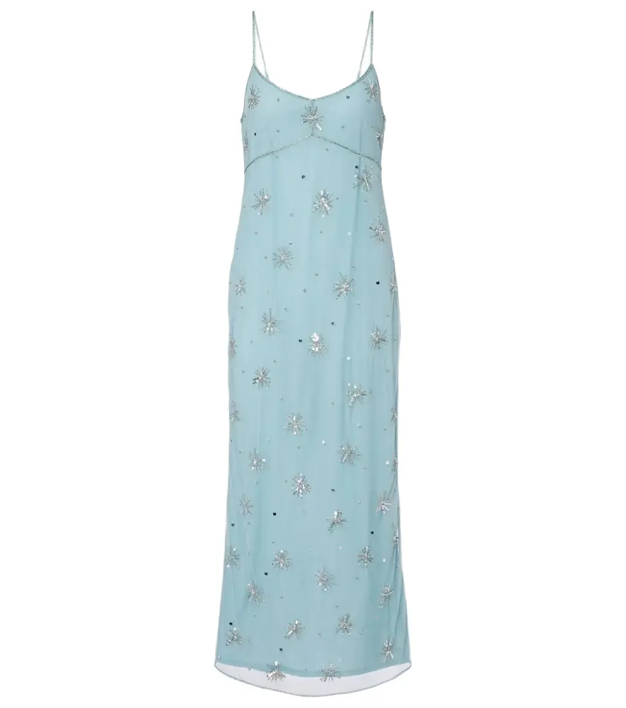 Staud Elsa embellished midi dress | Image 1 Staud Elsa embellished midi dress | Image 1