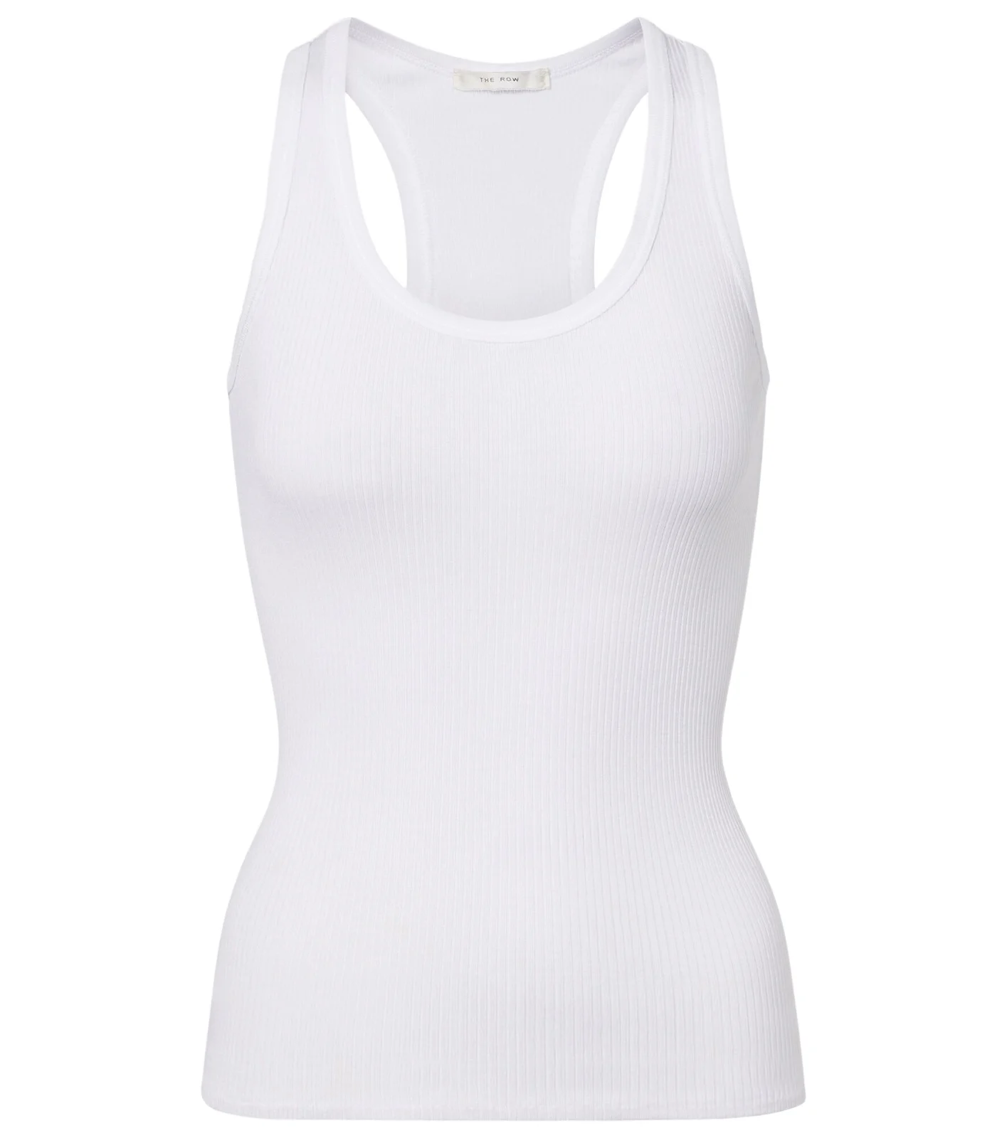 Cendrea ribbed-knit cotton tank top