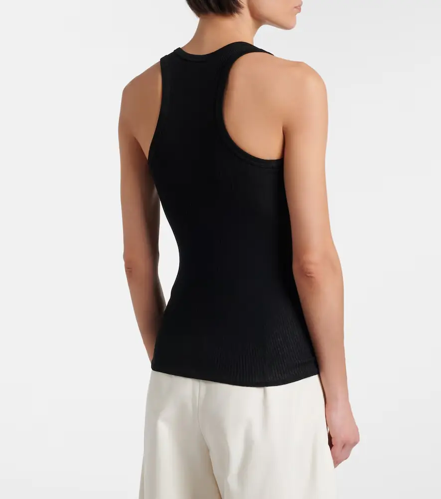 The Row Cendrea ribbed-knit cotton tank top | Thumbnail 2
