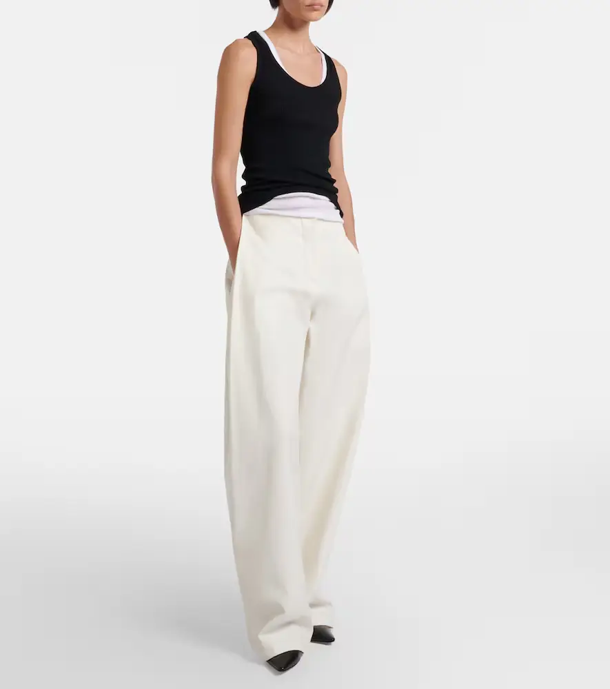 The Row Cendrea ribbed-knit cotton tank top | Thumbnail 5