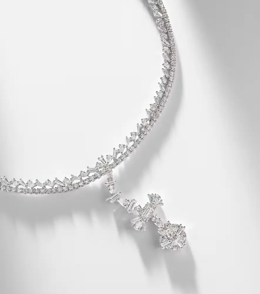 YEPREM Y-Couture 18kt white gold pendant necklace with diamonds | Thumbnail 5 YEPREM Y-Couture 18kt white gold pendant necklace with diamonds | Thumbnail 5