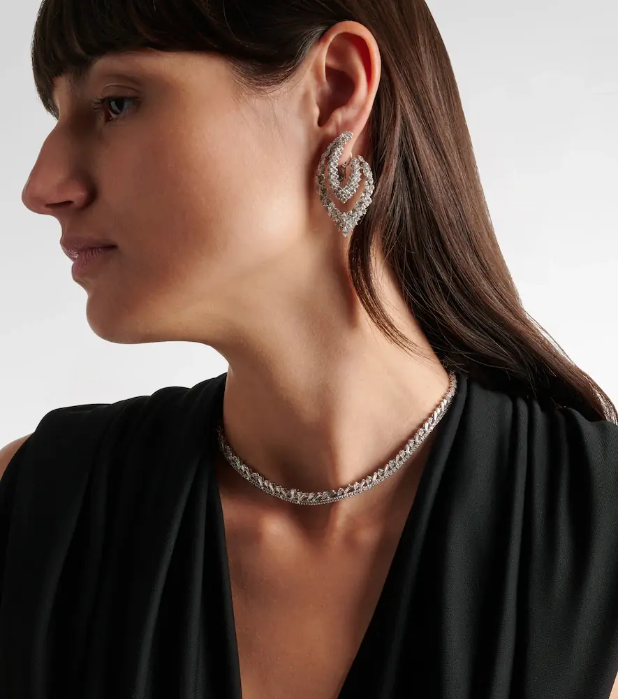 YEPREM Y-Couture 18kt white gold pendant necklace with diamonds | Thumbnail 6 YEPREM Y-Couture 18kt white gold pendant necklace with diamonds | Thumbnail 6