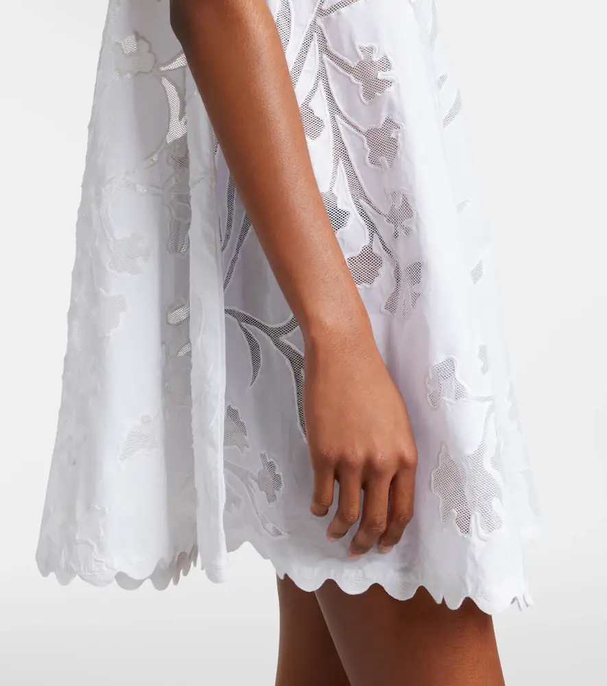 JULIET DUNN Embroidered scalloped cotton minidress | Thumbnail 5 JULIET DUNN Embroidered scalloped cotton minidress | Thumbnail 5