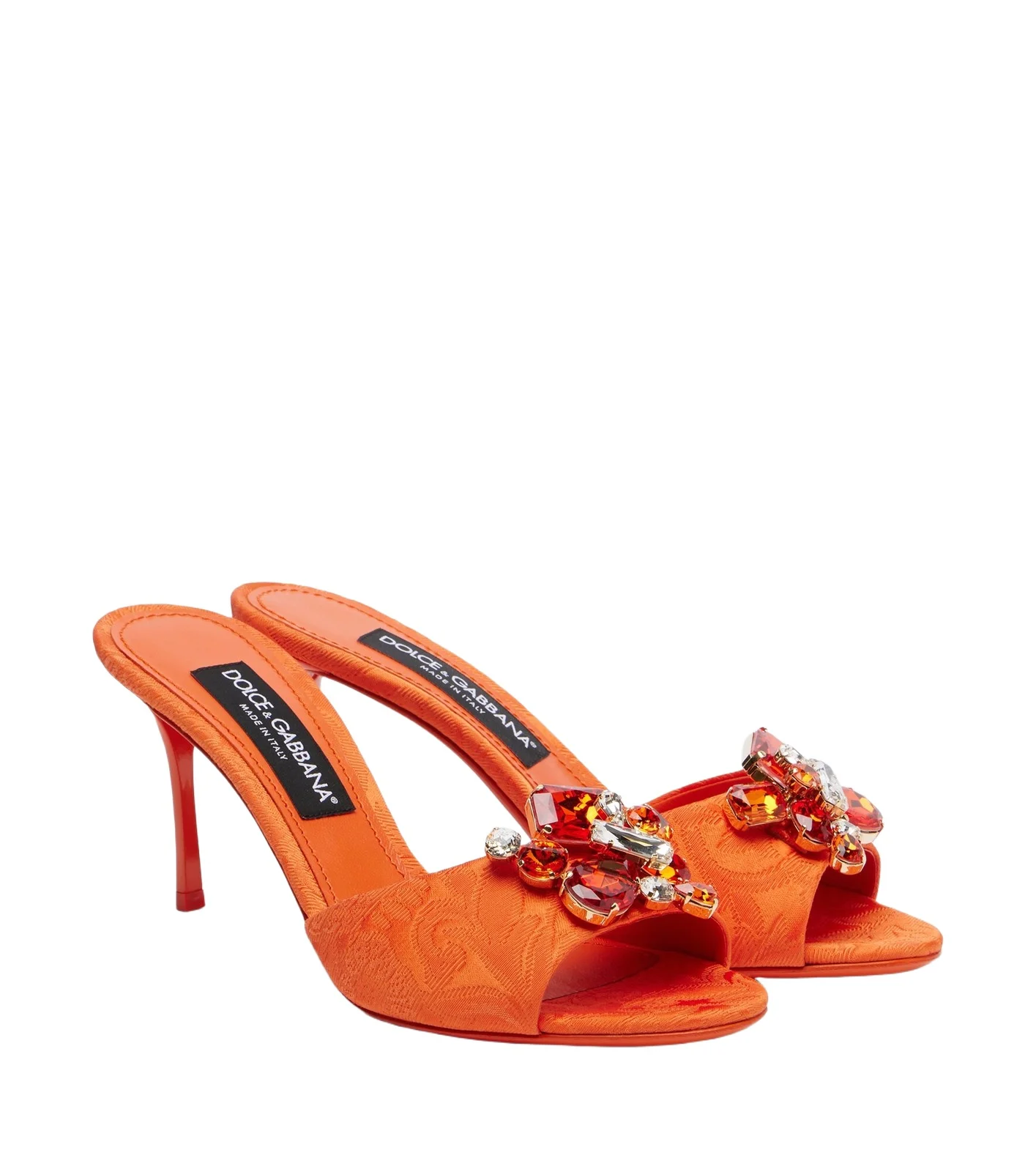 Dolce & Gabbana Embellished brocade mules