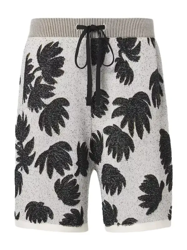 Commas Jacquard terry shorts