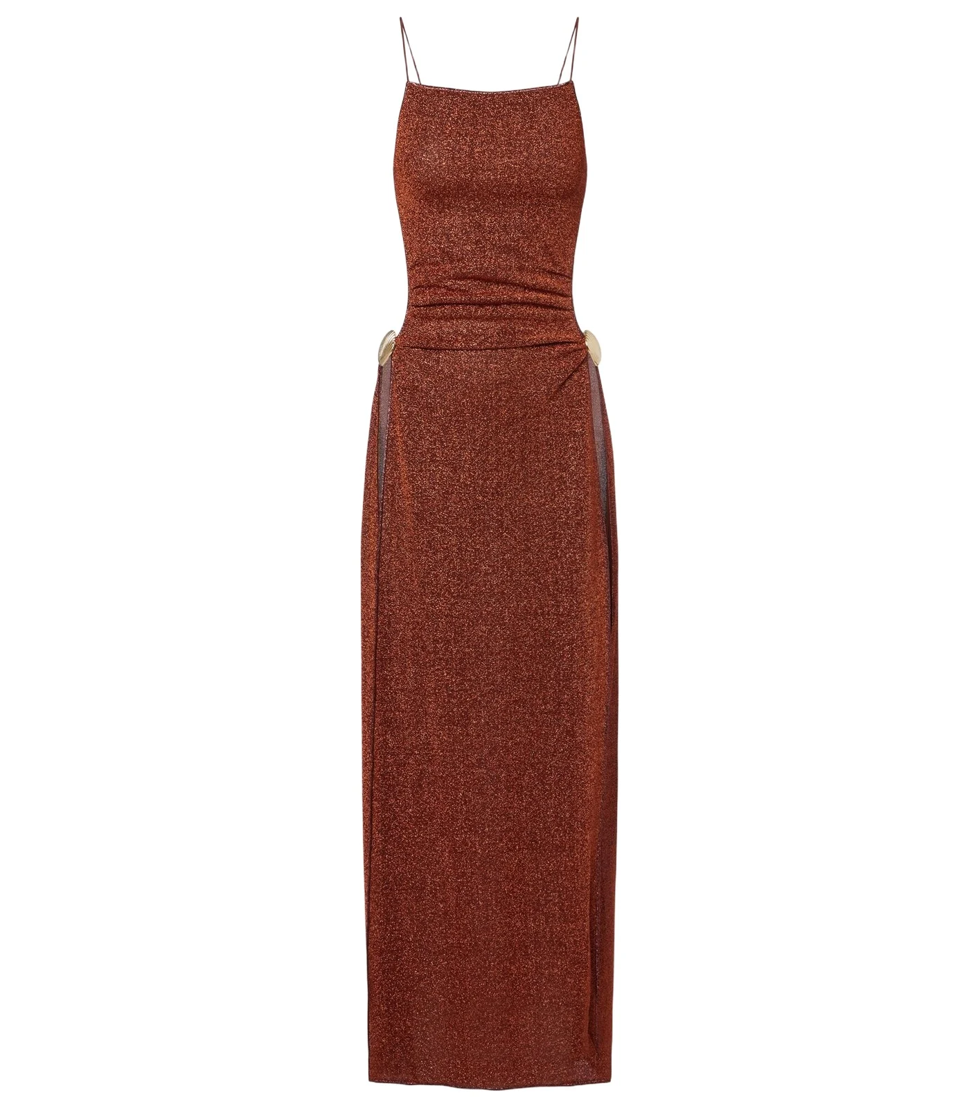Lumière Shell open-back maxi dress Lumière Shell open-back maxi dress