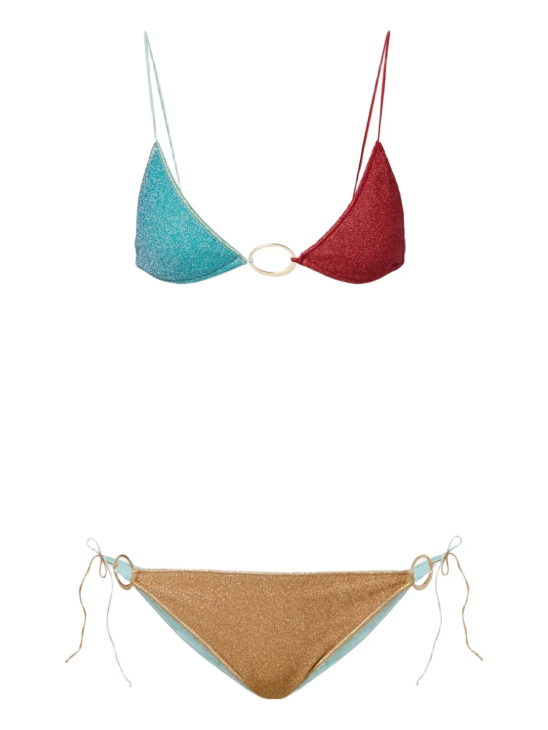 Oséree Oséree Lumière colorblocked bikini