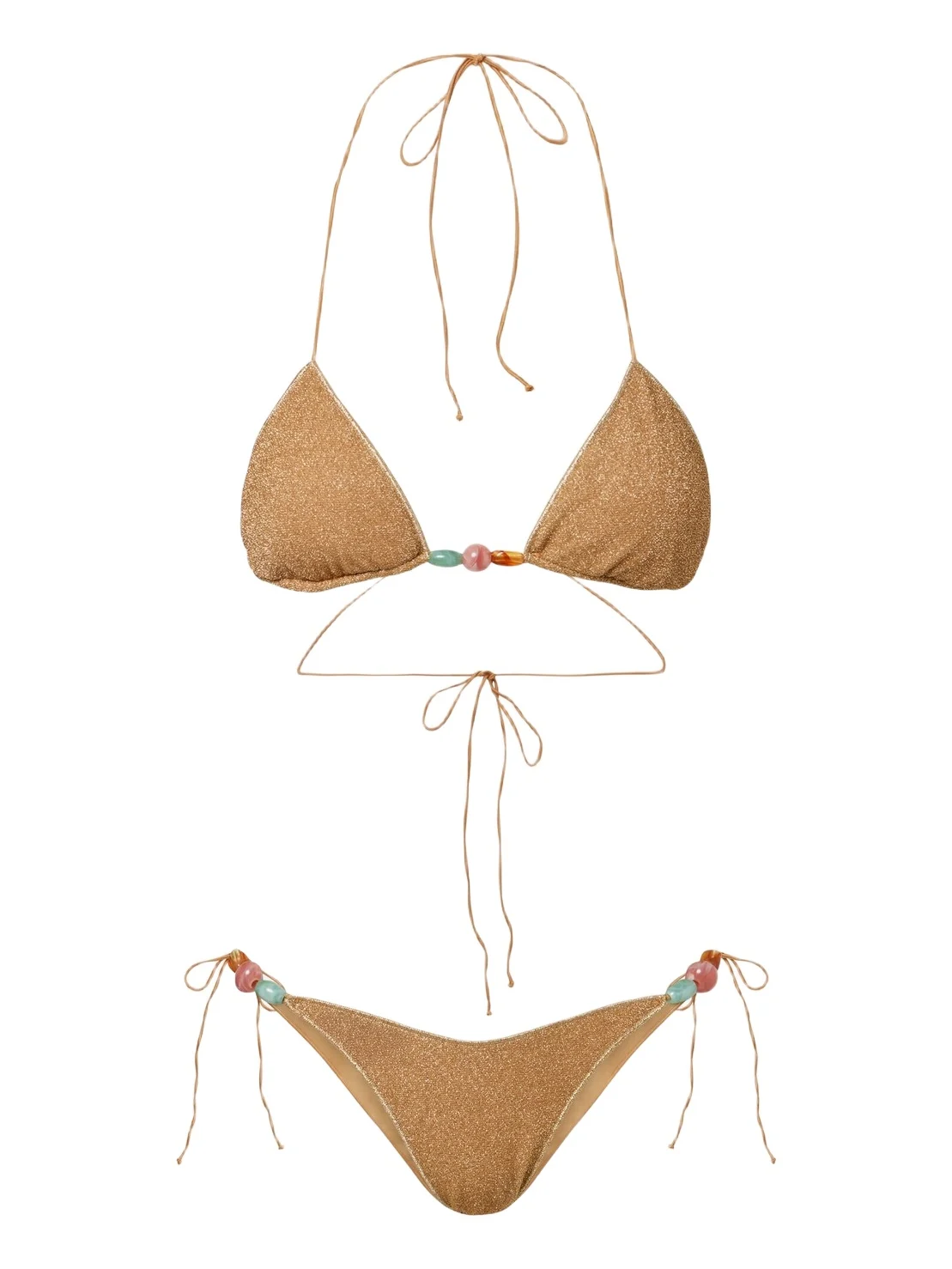 Oséree Oséree Lumière beaded bikini