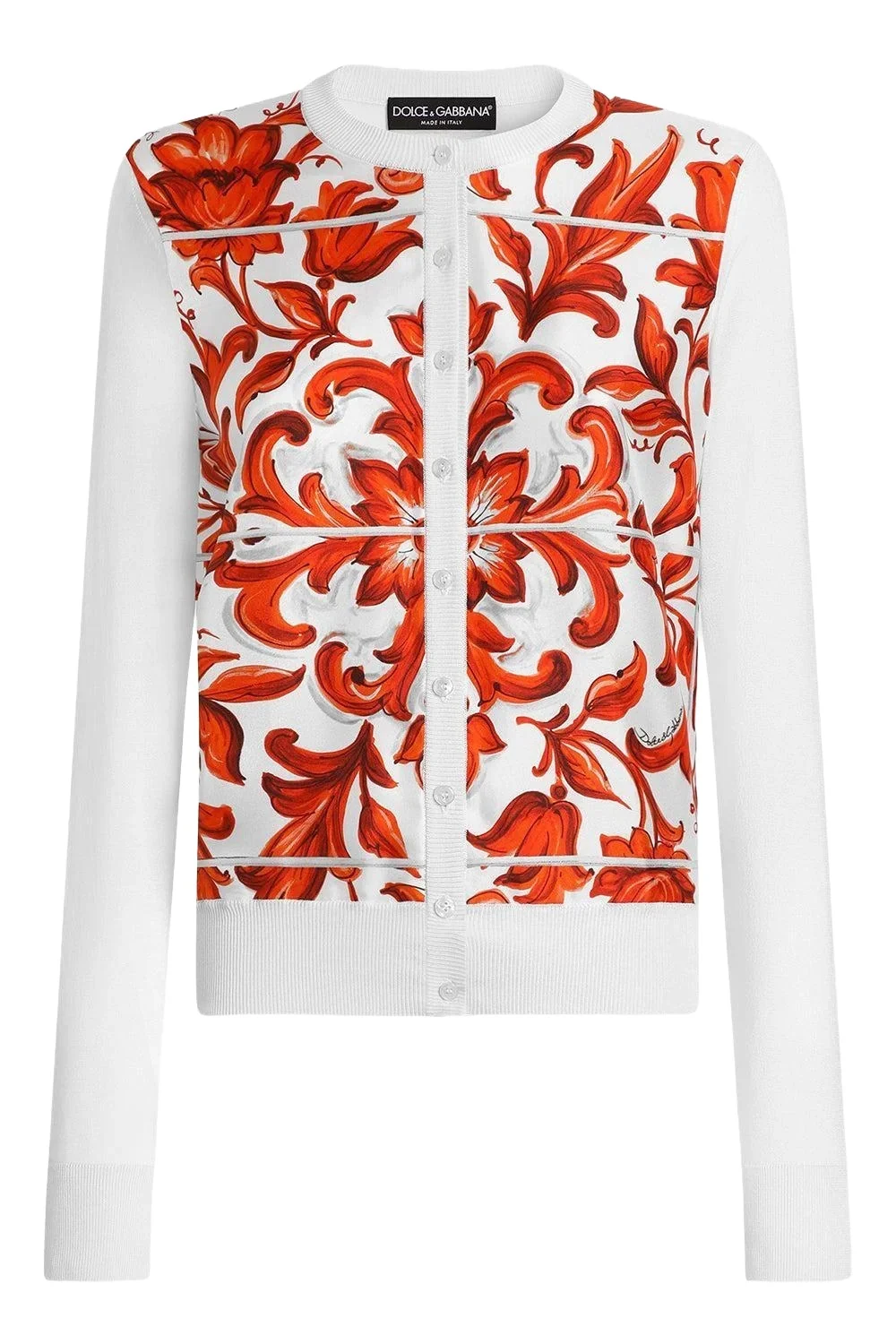 Dolce & Gabbana Maiolica Knit Cardigan