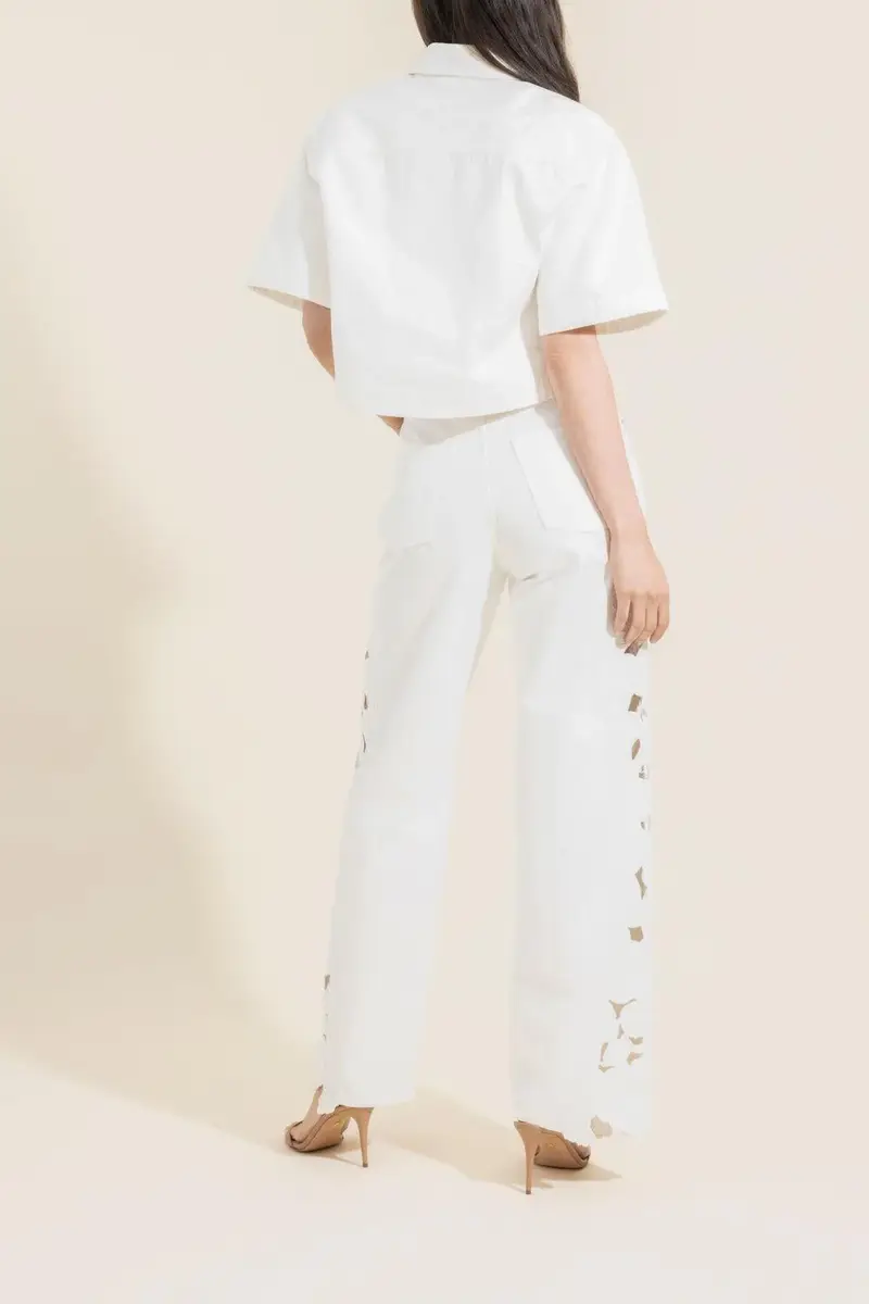 Simkhai Porter Embroidered Jean | Thumbnail 4