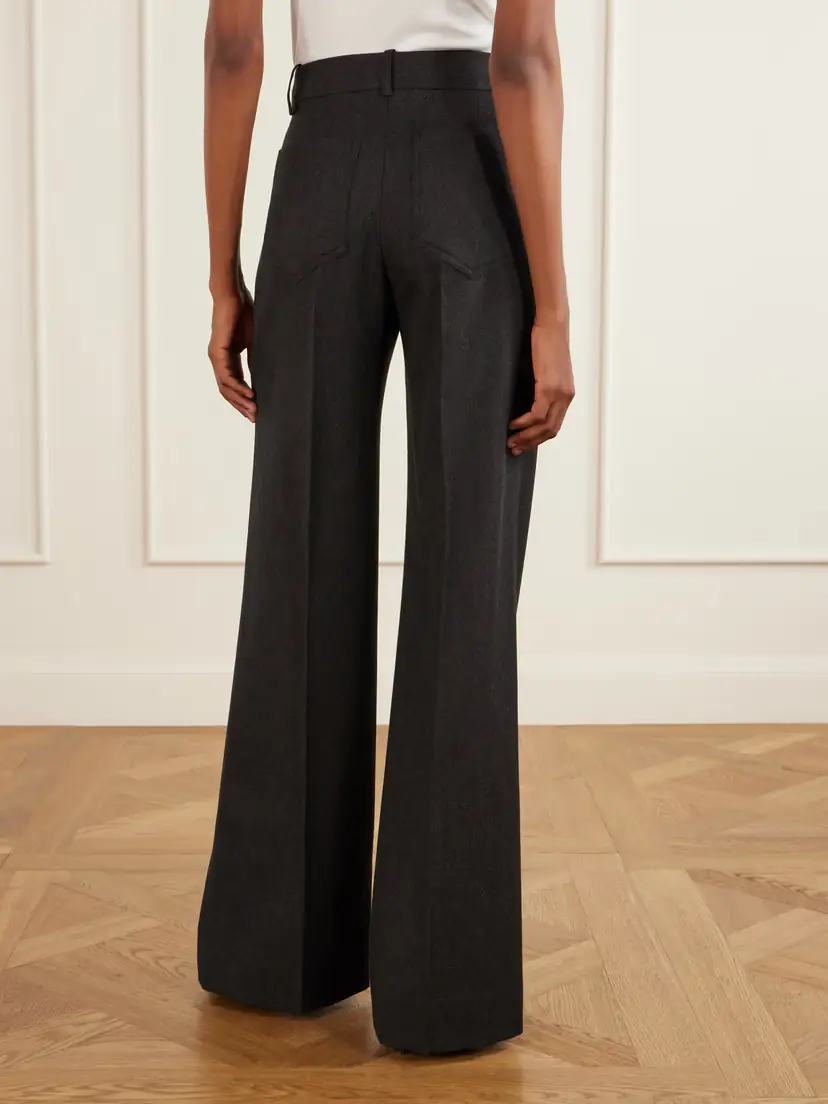 Victoria Beckham Alina Wide-leg Wool Pants | Thumbnail 4