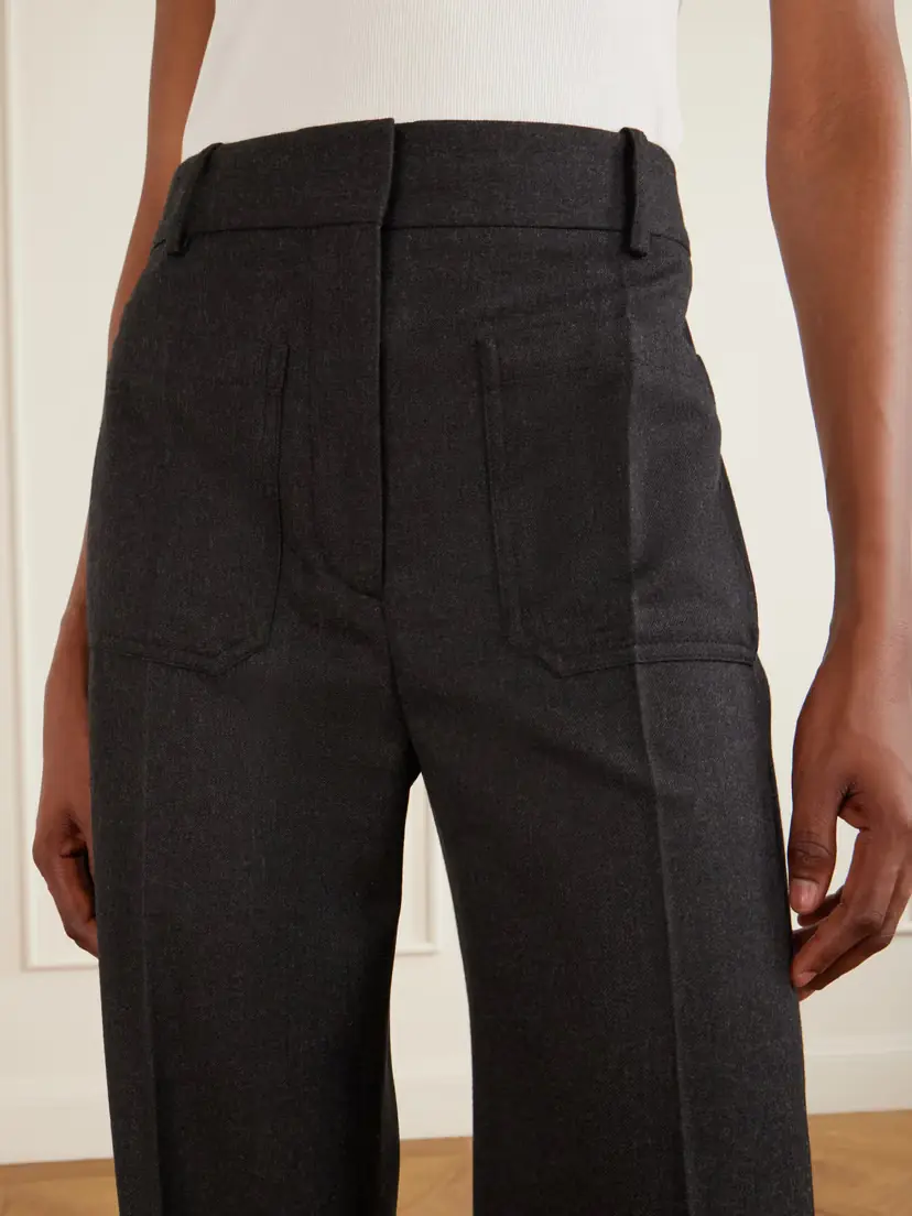 Victoria Beckham Alina Wide-leg Wool Pants | Thumbnail 5