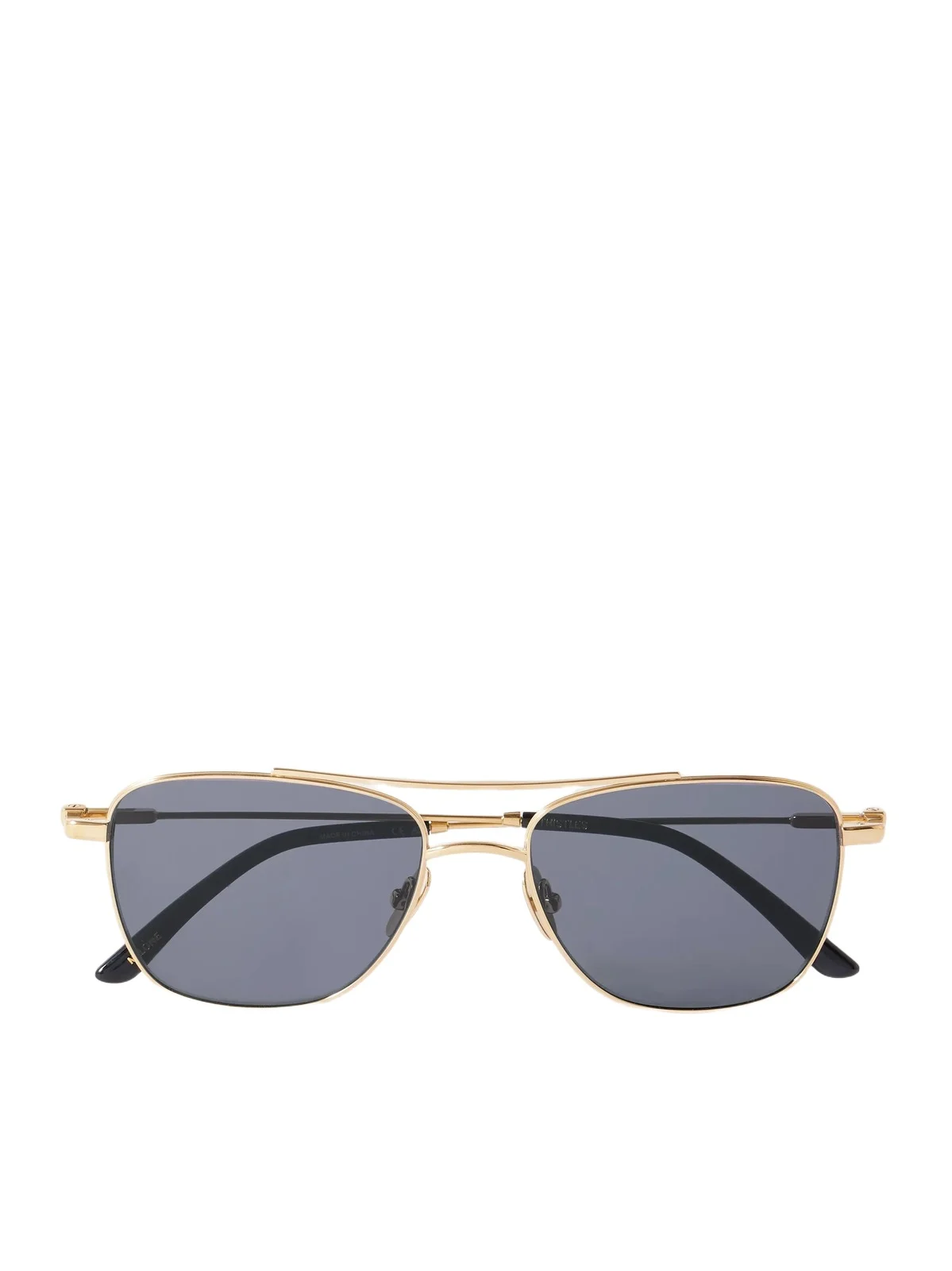 Thistles The Malone Aviator-style Gold-tone Sunglasses