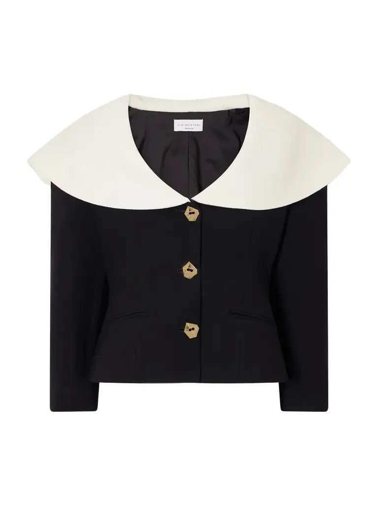 VIOLANTE NESSI Manuela Embellished Wool Jacket | Image 1 VIOLANTE NESSI Manuela Embellished Wool Jacket | Image 1